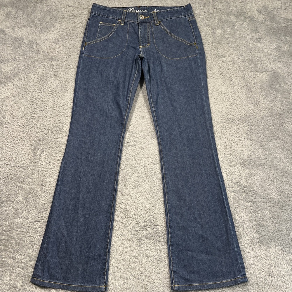 Tommy Hilfiger Bootcut Jeans Women's 4S Short Blue Denim Hipster